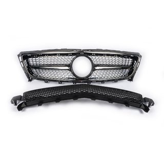Priekšējais radiatora režģis 2011-2014 (Diamond Silver) Mercedes CLS C218 2011–2018 foto 2