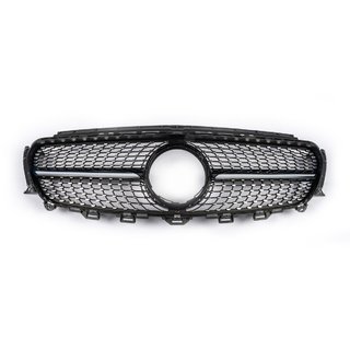 Priekšējā reste Diamond Black (Avantgarde/AMG-Line/E43 AMG/E53 AMG 2016-2020) Mercedes E-klase W213 2016–2023 foto 2