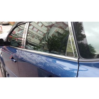 Logu apdares līstes (4 gab., nerūsējošais tērauds) Hyundai Tucson JM 2004– foto 4