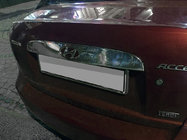 Hyundai Accent 2006–2010 Uzliktnis virs numura zīmes (nerūsējošais tērauds) Carmos - turku teras foto 1