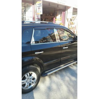 Statņu uzlikas (nerūsējošais tērauds) Hyundai Tucson JM 2004– foto 2
