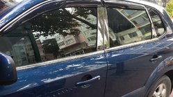 Hyundai Tucson JM 2004– Logu vēja deflektori (4 gab., Perflex Sport) foto 10