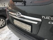 Hyundai Tucson JM 2004– Plastmasas uzlika virs numura zīmes foto 2