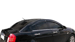 Hyundai Accent 2006–2010 Logu vēja deflektori (4 gab., Perflex Sport) foto 1