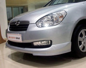 Hyundai Accent 2006–2010 Priekšējā apakšējā spoilerlūpa (krāsošanai) foto 1