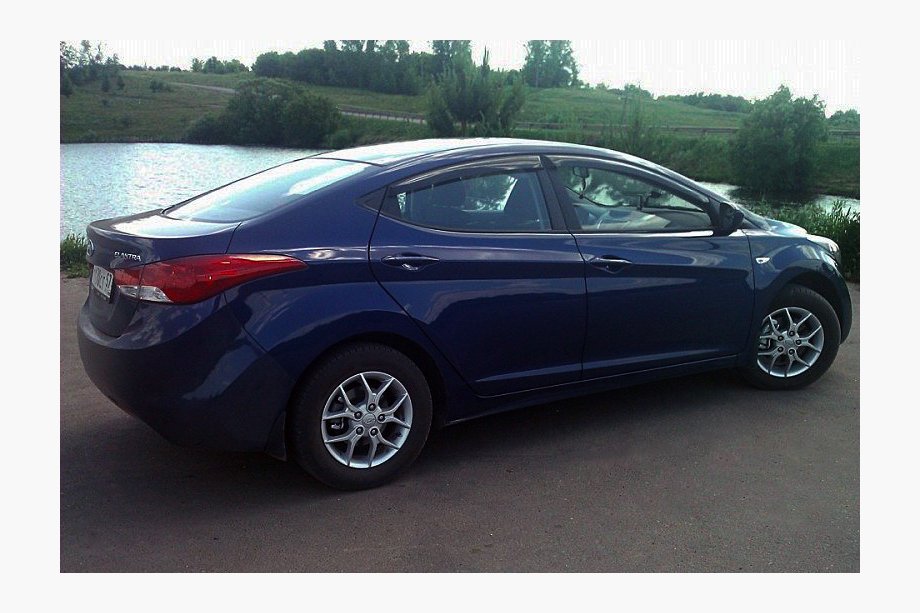Hyundai Elantra (MD/UD) 2011–2015 Logu vēja deflektori (4 gab., Cobra) Image