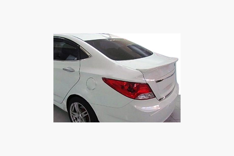 Hyundai Accent 2011–2017 Spoileris Meliset (krāsošanai) Image