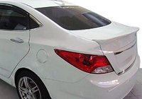 Hyundai Accent 2011–2017 Spoileris Meliset (krāsošanai) foto 1