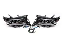 Toyota Land Cruiser Prado 150 2009–2023 Priekšējie lukturi Lexus-design 4-LED V1 (2017+, 2 gab.) foto 4