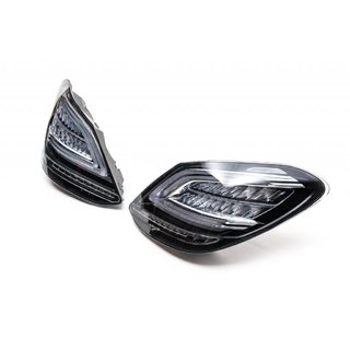 Aizmugurējie lukturi BlackEdition V1 (2 gab.) Mercedes C-сlass W205 2014–2021 foto 4