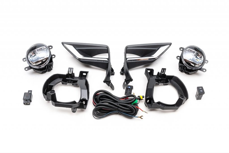 Toyota Land Cruiser Prado 150 2009–2023 LED miglas lukturi ar kronšteiniem (2 gab., 2017+) Image
