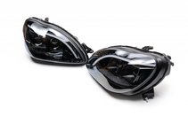 Mercedes S-class W220 1998–2005 Priekšējie lukturi ar LED gabarītgaismām (2 gab.) foto 1