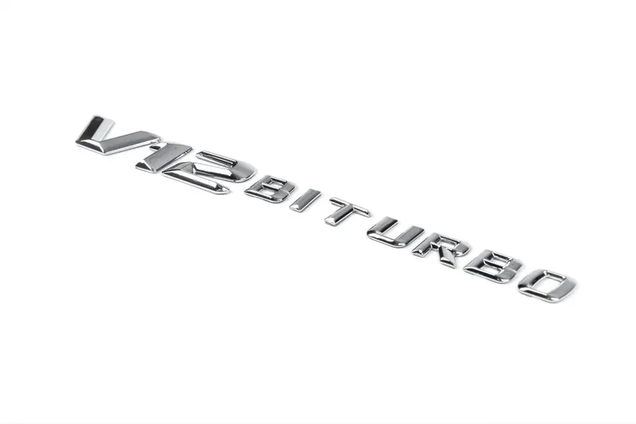 Mercedes ML W163 1997–2005 Uzraksts V12 Biturbo (hromēts) Image