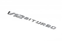 Mercedes E-klase W213 2016–2023 Uzraksts V12 Biturbo (hromēts) foto 1