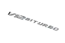 Mercedes ML W163 1997–2005 Uzraksts V12 Biturbo (hromēts) foto 1