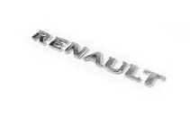 Renault Megane II 2004–2009 Renault uzraksts 133x18 mm foto 1