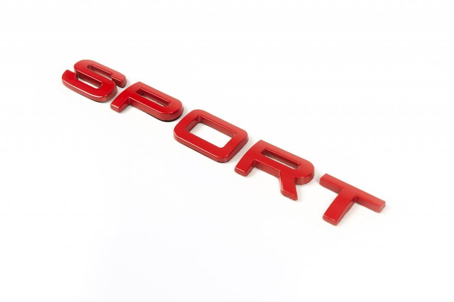 Range Rover Sport 2005–2013 Sport uzraksts (sarkans) Image