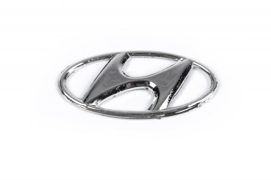 Hyundai Elantra (HD) 2006–2011 Emblēma 86341 22300 (pašlīmējoša, 80 mm x 40 mm) Image