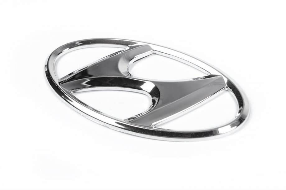 Hyundai Accent 2006–2010 Emblēma (pašlīmējoša uzlīme, 125 mm (65 mm)) Image