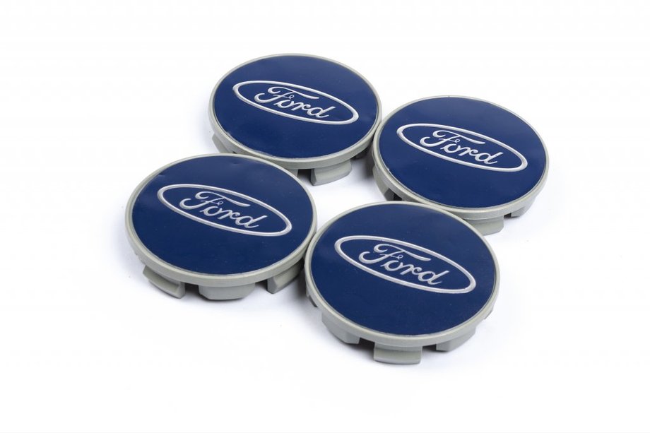 Ford Diska centrālie vāciņi 69/64 mm zili (4 gab.) Image
