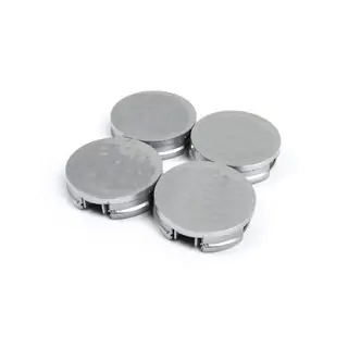 Diska centrālie vāciņi 52/56 mm V4 pelēki (4 gab.)