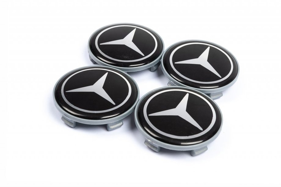Mercedes-Benz Riteņu disku centra vāciņi 57 mm/55,5 mm V1 (4 gab.) Image