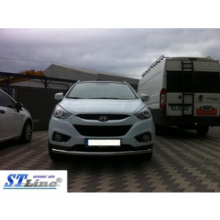 Priekšējais aizsargloks ST008 (nerūsējošais tērauds) Hyundai IX-35 2010–2015 foto 2