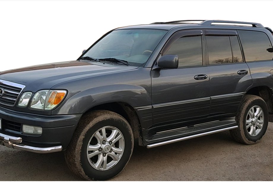 Lexus LX470 1998–2007 Sānu sliekšņu aizsardzība (2 gab., nerūsējošais tērauds) Image