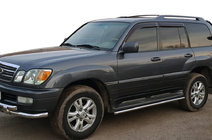 Lexus LX470 1998–2007 Sānu sliekšņu aizsardzība (2 gab., nerūsējošais tērauds) foto 1
