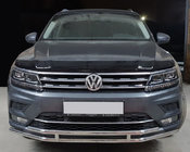 Volkswagen Tiguan 2016–2023 Priekšējais aizsargstienis ST016 (nerūsējošais tērauds) foto 1