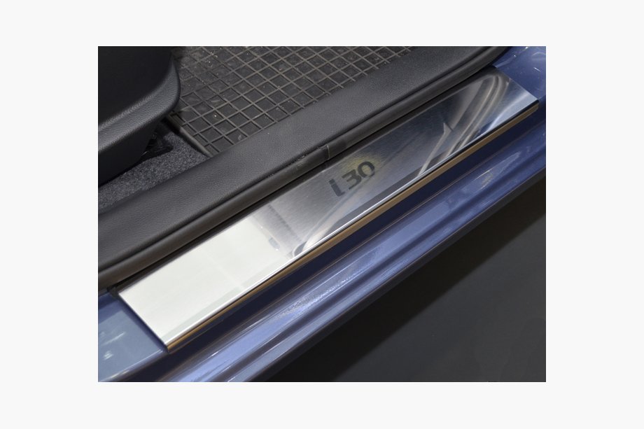 Hyundai I-30 2012–2017 Sliekšņu uzlikas Nataniko (4 gab., nerūsējošais tērauds) Standarta - Lohmann līmlente, 0,5 mm Image