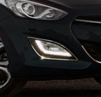 Hyundai I-30 2012–2017 Miglas lukturu hroma uzlikas (2 gab., nerūsējošais tērauds) foto 3