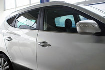 Hyundai IX-35 2010–2015 Logu apakšējās apdares līstes (6 gab., nerūsējošais tērauds) foto 2