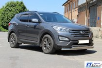 Hyundai Santa Fe 3 2012–2018 Priekšējā aizsargstanga ST014 (nerūsējošais tērauds) foto 2