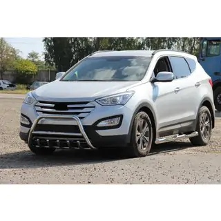 Priekšējais aizsargloks WT003 (nerūsējošais tērauds) Hyundai Santa Fe 3 2012–2018 foto 2
