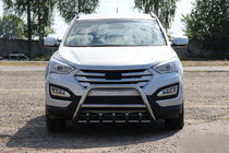 Hyundai Santa Fe 3 2012–2018 Priekšējais aizsargloks WT003 (nerūsējošais tērauds) foto 3