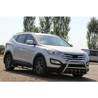 Priekšējais aizsargloks WT003 (nerūsējošais tērauds) Hyundai Santa Fe 3 2012–2018 foto 4