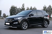 Hyundai Santa Fe 3 2012–2018 Priekšējā aizsargstanga ST014 (nerūsējošais tērauds) foto 3