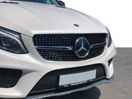 Mercedes GLE kupeja C292 2015–2019 Tūninga radiatora reste (Diamond Black) foto 1