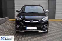 Hyundai IX-35 2010–2015 Priekšējais aizsargstienis ST014-1 (nerūsējošais tērauds) foto 2