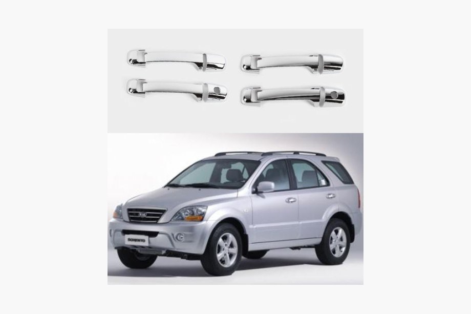 Kia Sorento I BL 2002–2009 IZPĀRDOŠANA!!! Durvju rokturu uzlikas (4 gab., plastmasa) Image