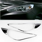 Hyundai Sonata YF 2010–2014 Hromētas priekšējo lukturu uzlikas (2 gab., plastmasa) foto 1