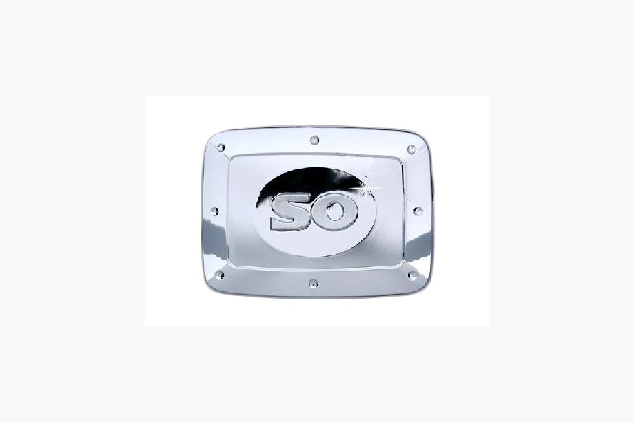 Hyundai Sonata NF 2004–2009 Hromēts degvielas bākas vāciņa uzliktnis (hromēta plastmasa) Image
