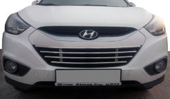 Hyundai IX-35 2010–2015 Bampera restes (nerūsējošais tērauds) foto 1