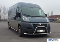 Fiat Ducato 2006–2025 Priekšējais aizsargstienis ST019 (nerūs. tērauds) foto 2