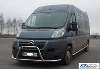 Fiat Ducato 2006–2025 Priekšējais aizsargstienis ST019 (nerūs. tērauds) foto 3