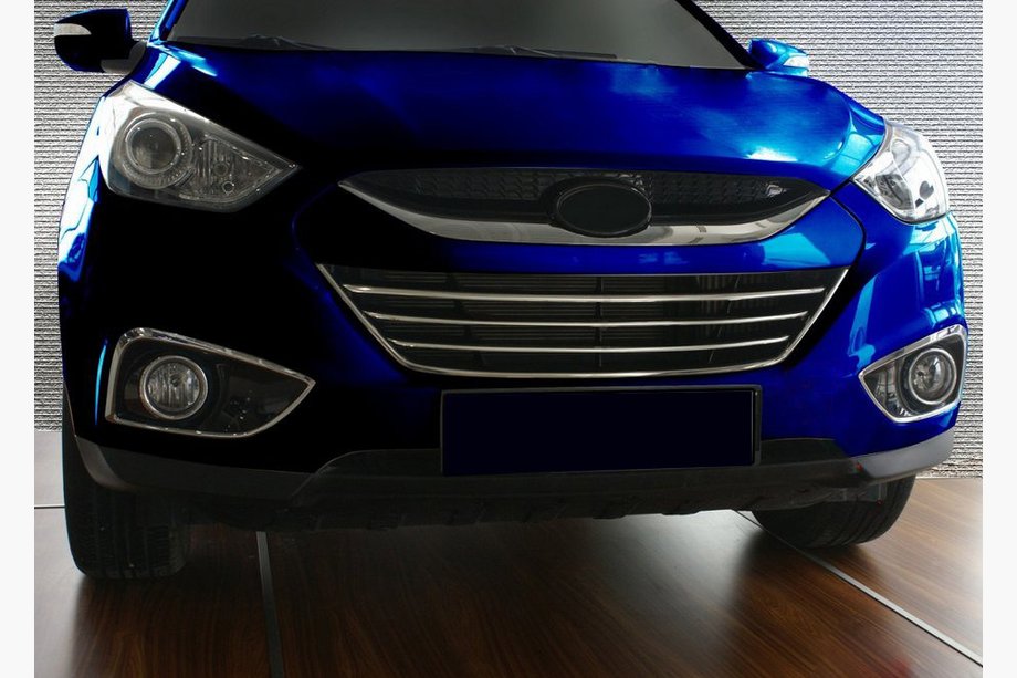 Hyundai IX-35 2010–2015 Restes uzlikas ar apmali (4 gab., nerūsējošais tērauds) Image