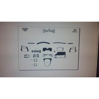 Instrumentu paneļa uzlikas (2013+) Toyota Verso 2009–2018 foto 2