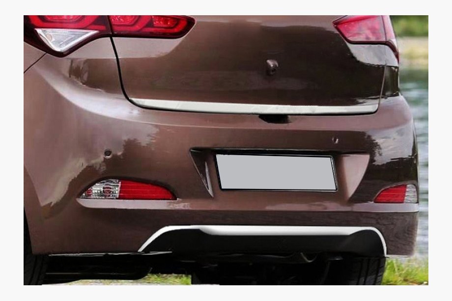 Hyundai I-20 2014–2020 Bampera gala uzlika 2014-2018 (nerūsējošais tērauds) Image
