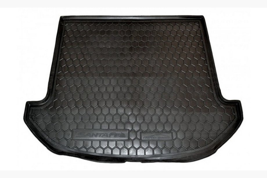 Hyundai Santa Fe 3 2012–2018 Gumijas bagāžnieka paklājs (vanniņa) – īsā bāze, 7 vietas (Autogumm, gumija) Image